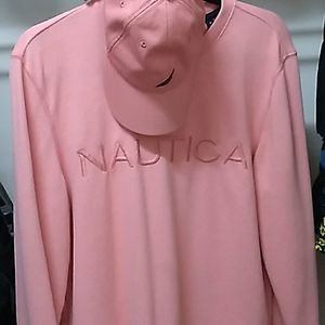Nautica sweater and hat